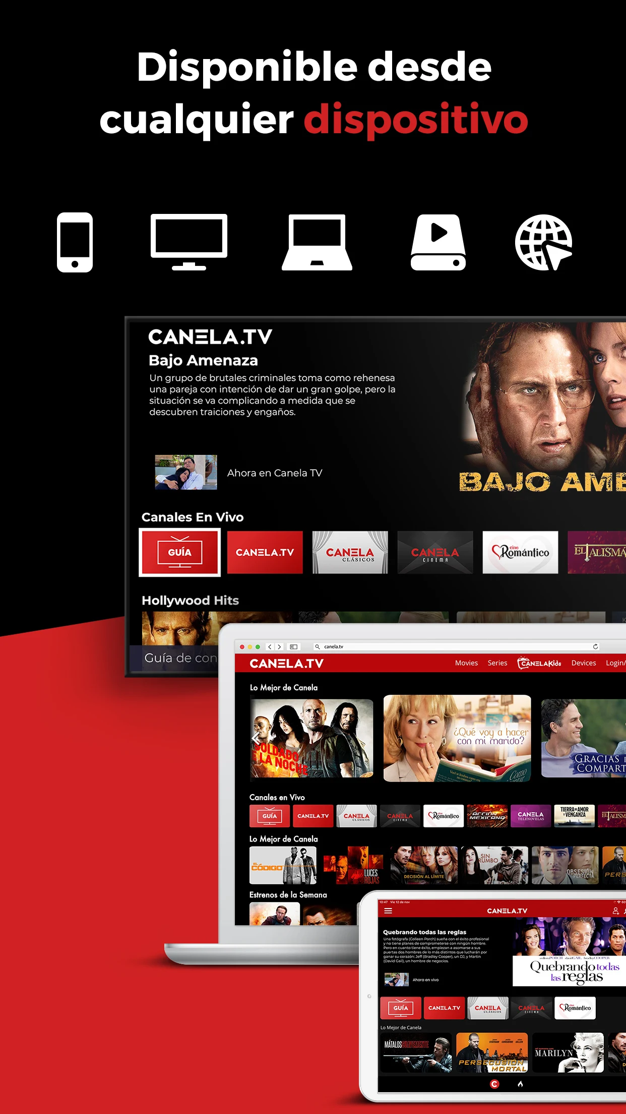 Canela.TV - Cine y TV gratis PC