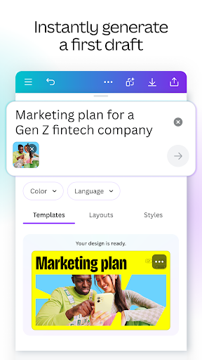 Canva: AI Video & Photo Editor پی سی