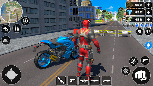 Spider Ninja Rope Hero Game