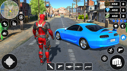 Spider Ninja Rope Hero Game