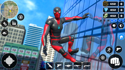 Spider Ninja Rope Hero Game