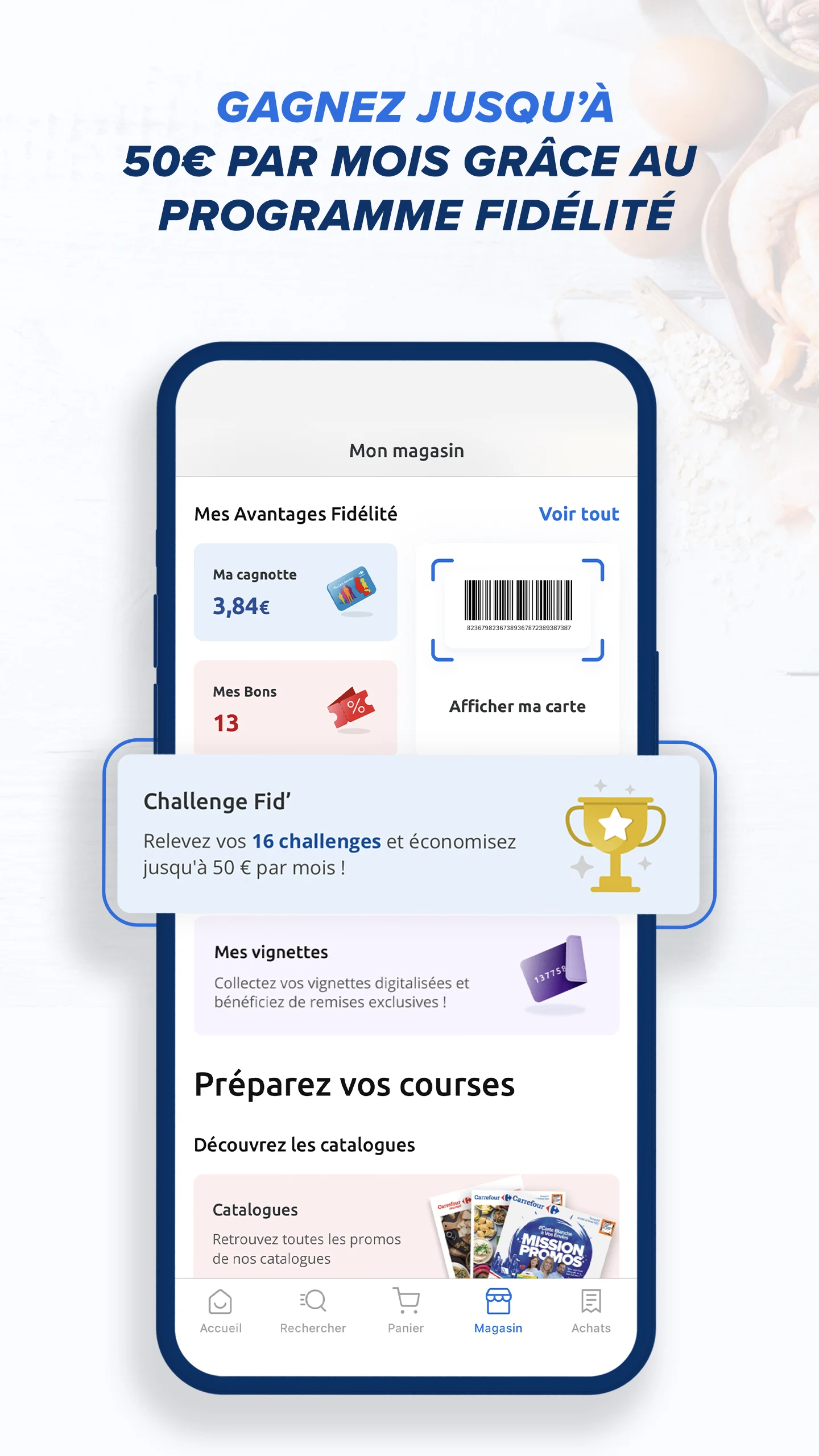 Carrefour : drive, livraison & carte de fidélité PC