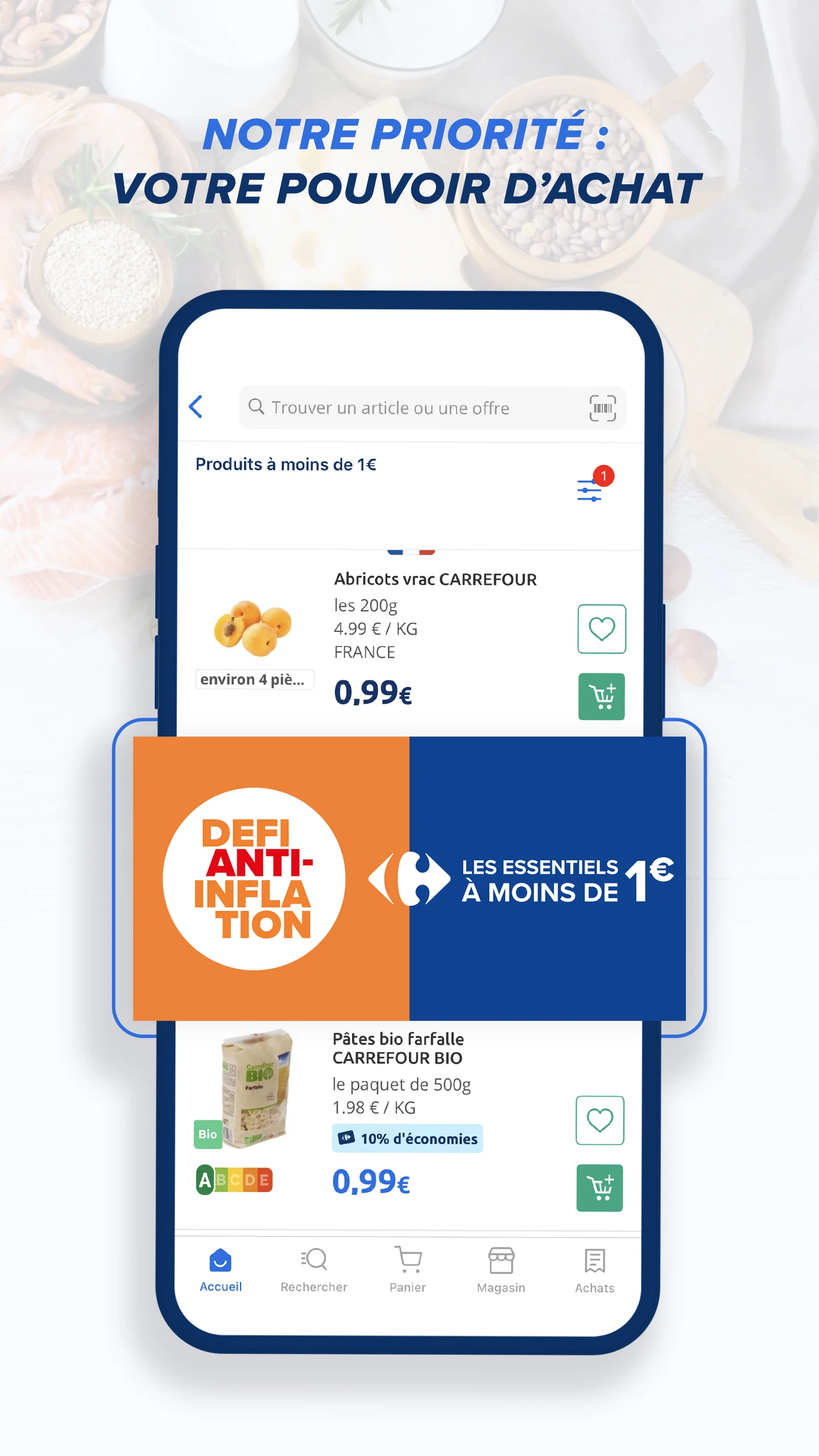 Carrefour : drive, livraison & carte de fidélité PC