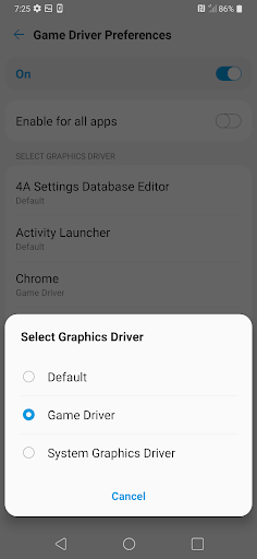 Graphics Driver Preferences PC
