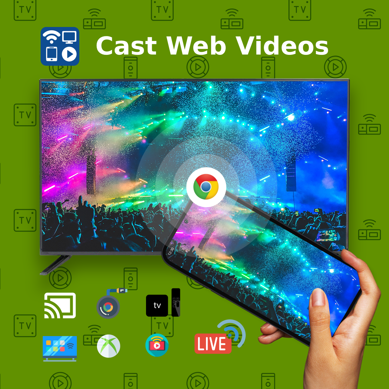 Cast To Tv - Chromecast Roku Stream Phone To Tv