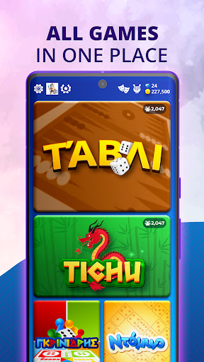 Opa.GR: Tavli, Tichu, Ludo