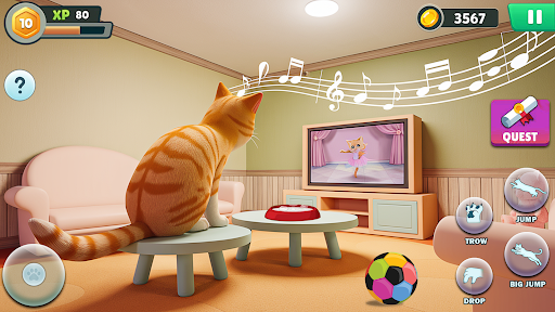 Angry Gran VS Naughty Cat Sim PC