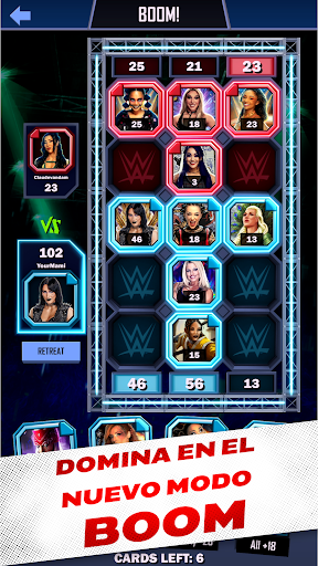 WWE SuperCard: Lucha de cartas