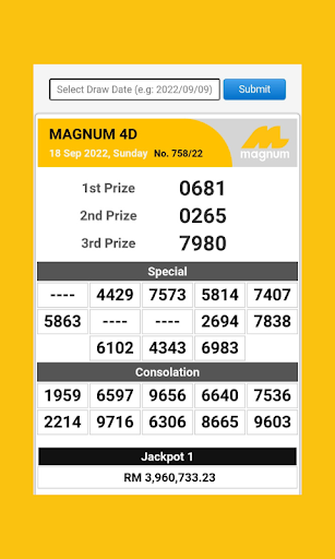 komputer Live 4D Results