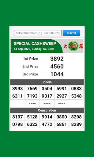 komputer Live 4D Results