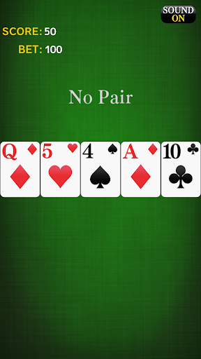 Poker card game PC