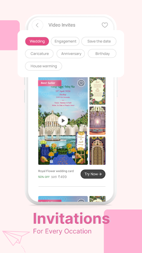 Wedding Video Invitation Maker پی سی