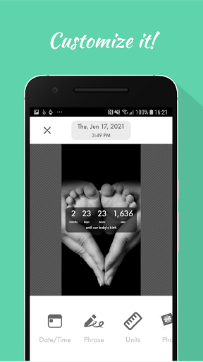 komputer Baby Countdown Widget