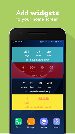 komputer Baby Countdown Widget