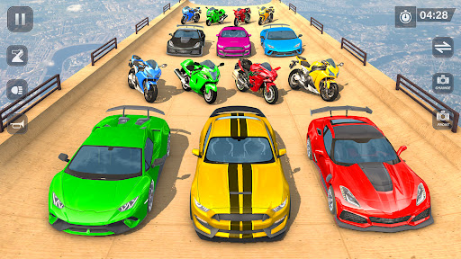 Mega Ramp Superhero Car Game ????