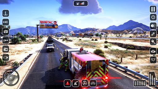 Fire Truck Game:US Firefighter