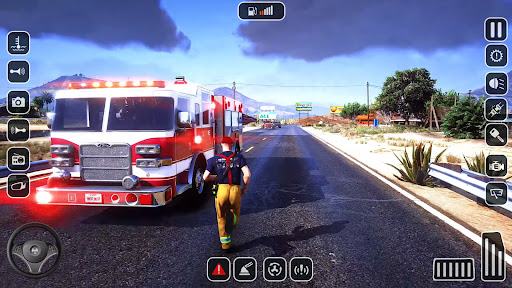 Fire Truck Game:US Firefighter