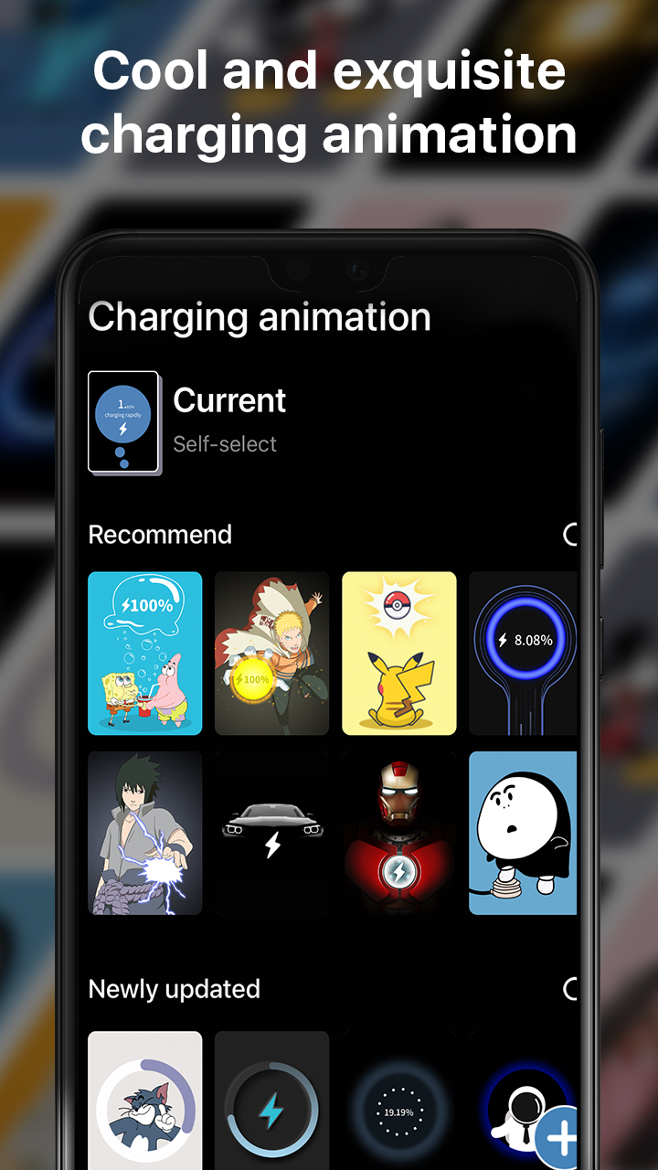 Charging animation battery SG الحاسوب