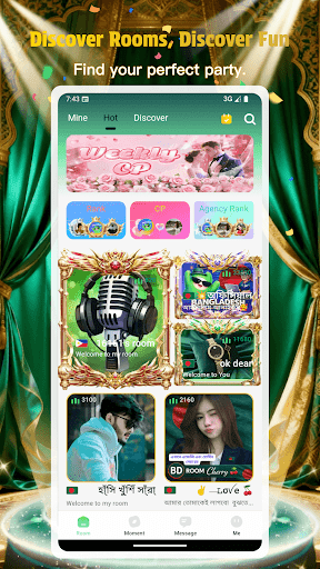 komputer Velira - Live Voice Rooms