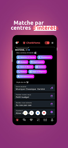 Chat&Yamo : App de rencontre
