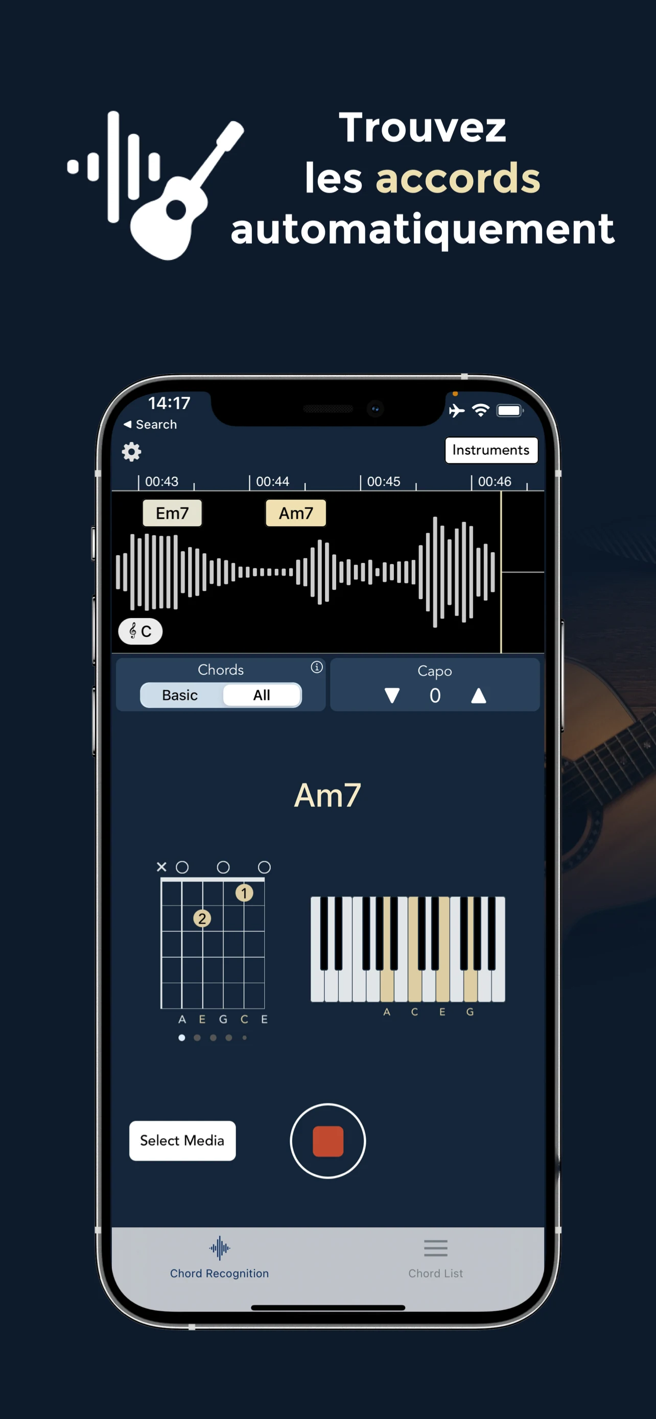Chord ai, accords automatiques PC