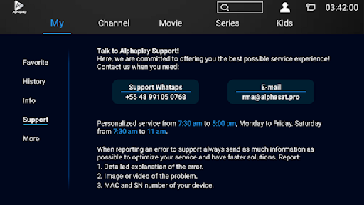 Alphaplay TV para PC