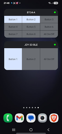 Relay Widget Bluetooth & Wifi PC