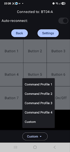 Relay Widget Bluetooth & Wifi PC