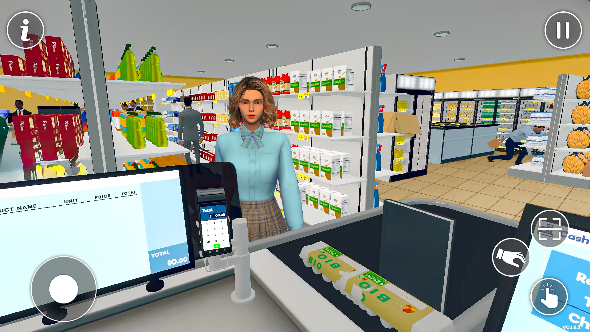 Download Supermarket Cashier Games 3D on PC with MEmu