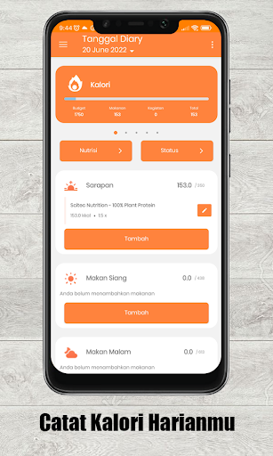 Hitung Kalori : Aplikasi Diet PC