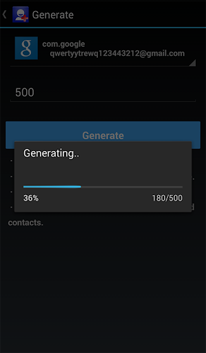 Contacts Generator para PC