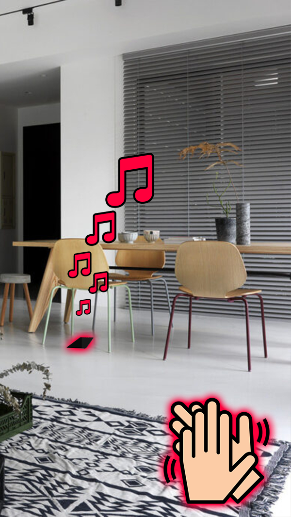 Clap and found الحاسوب