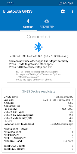 Bluetooth GNSS PC版