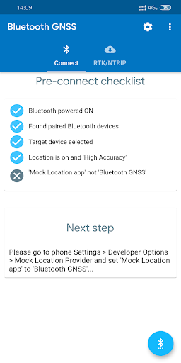 Bluetooth GNSS PC