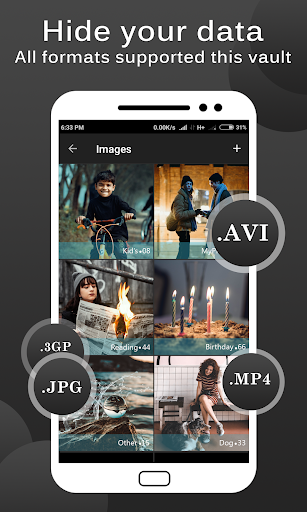 Hide Photos & videos - Notepad PC