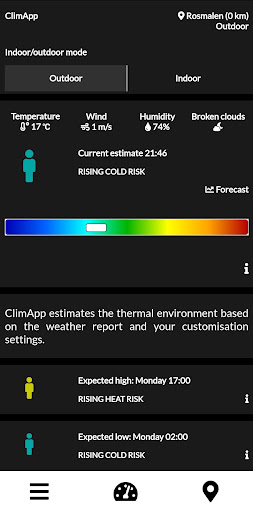 Personalized thermal warnings PC版