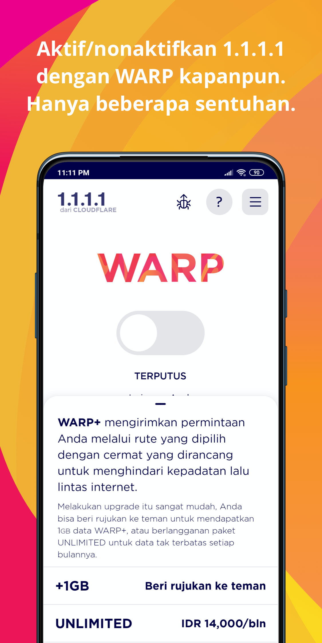 1.1.1.1: Internet Lebih Cepat & Aman PC