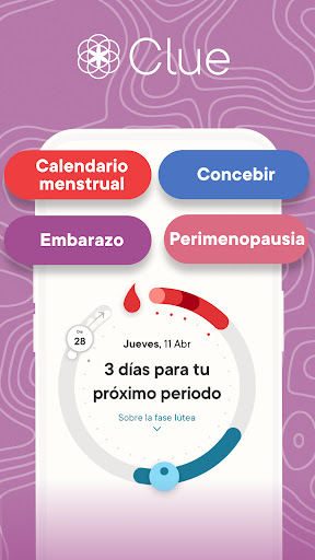 Calendario Menstrual Clue PC