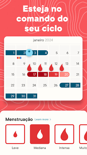 Calendário Menstrual Clue para PC