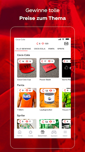 Coca-Cola: Spielen & Gewinnen