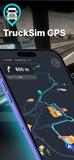 TruckSim GPS - ETS2 & ATS Map PC