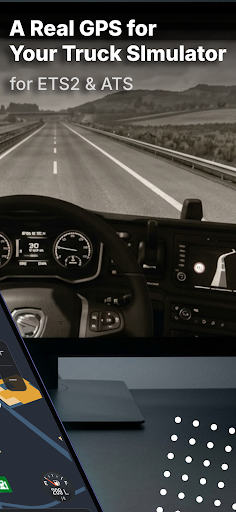 TruckSim GPS - ETS2 & ATS Map PC