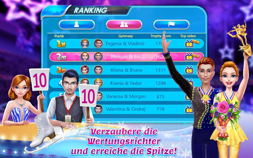 Eiskunstlauf-Ballerina
