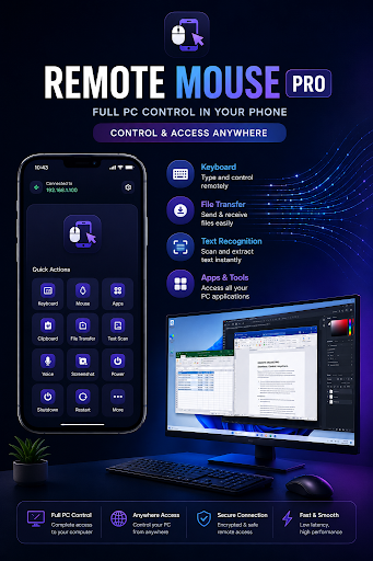 Remote Mouse Pro - Use full PC PC