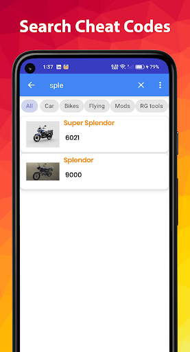 bike game cheat codes PC