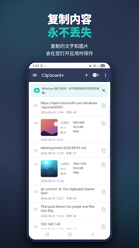 Clipboard+: 剪贴板历史管理