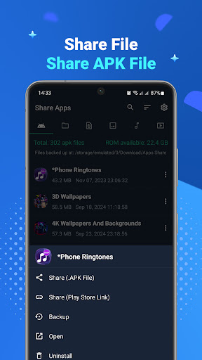 Share Apps: APK, File Sharing পিসি