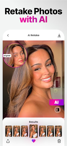 Retake AI: Face & Photo Editor الحاسوب