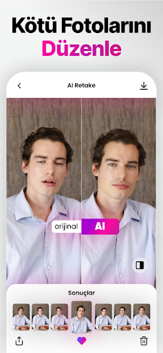 Retake - AI Fotoğraf Editörü PC