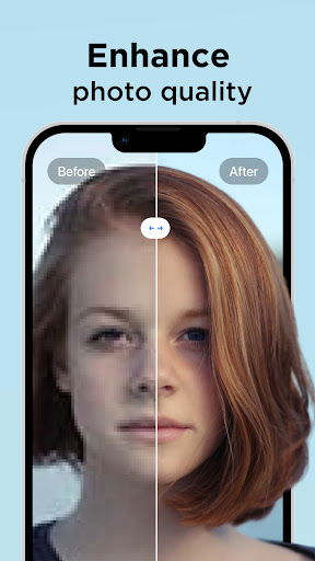 Pixelup - AI Photo Enhancer الحاسوب